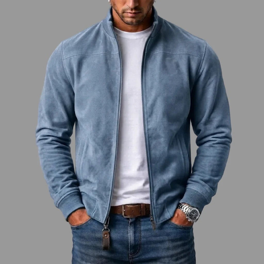 Marek | Zamszowa kurtka bomber