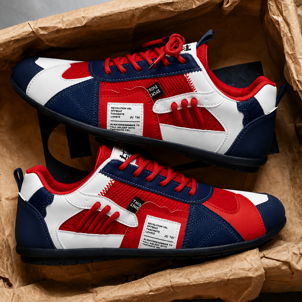 Nikola | Kolorowe sneakersy w stylu retro