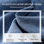 Aveline™ | Dżinsy z wysokim stanem i szeroką nogawką