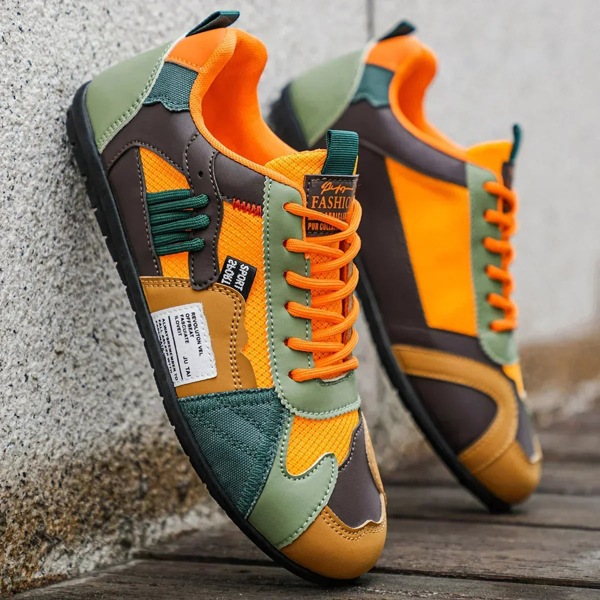 Nikola | Kolorowe sneakersy w stylu retro