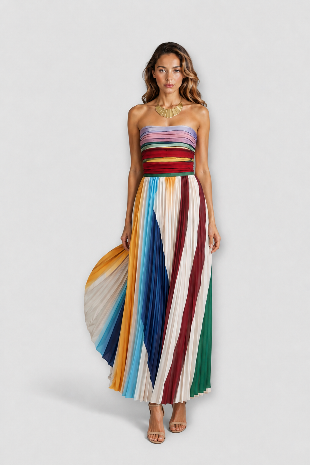 Michalina | Elegancka sukienka maxi