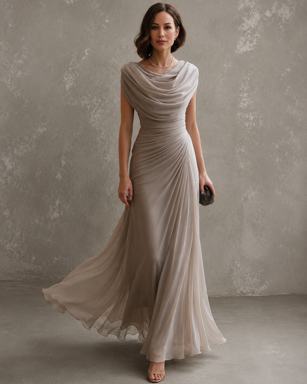 Elżbieta | Elegancka sukienka maxi