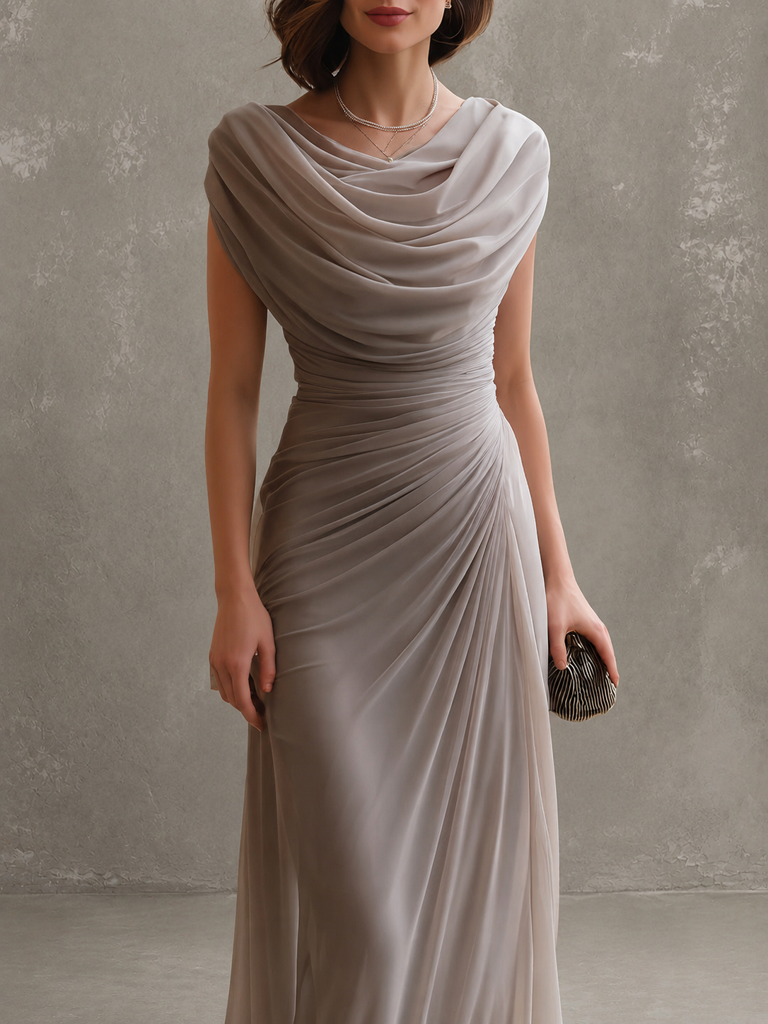 Elżbieta | Elegancka sukienka maxi