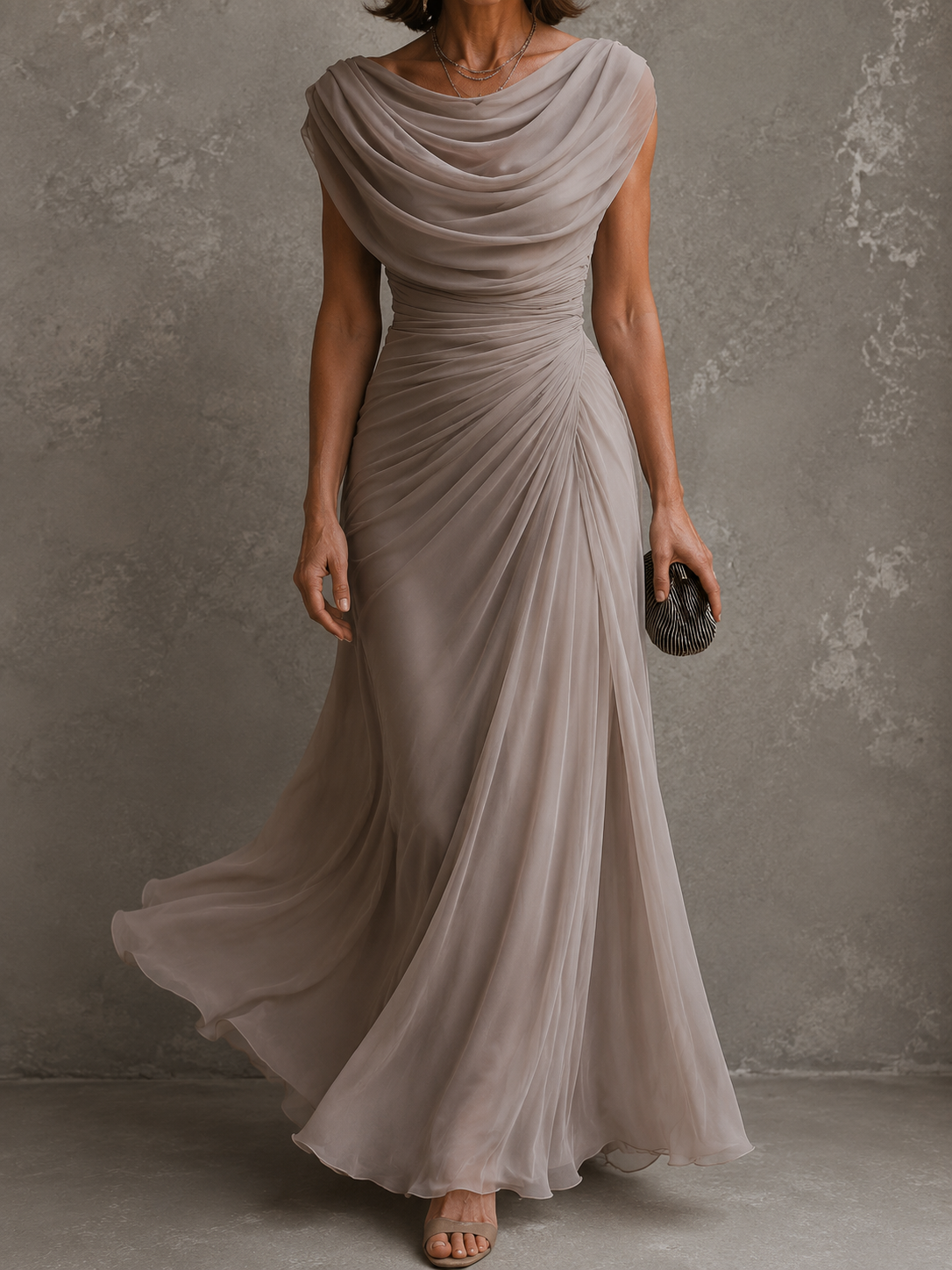 Elżbieta | Elegancka sukienka maxi