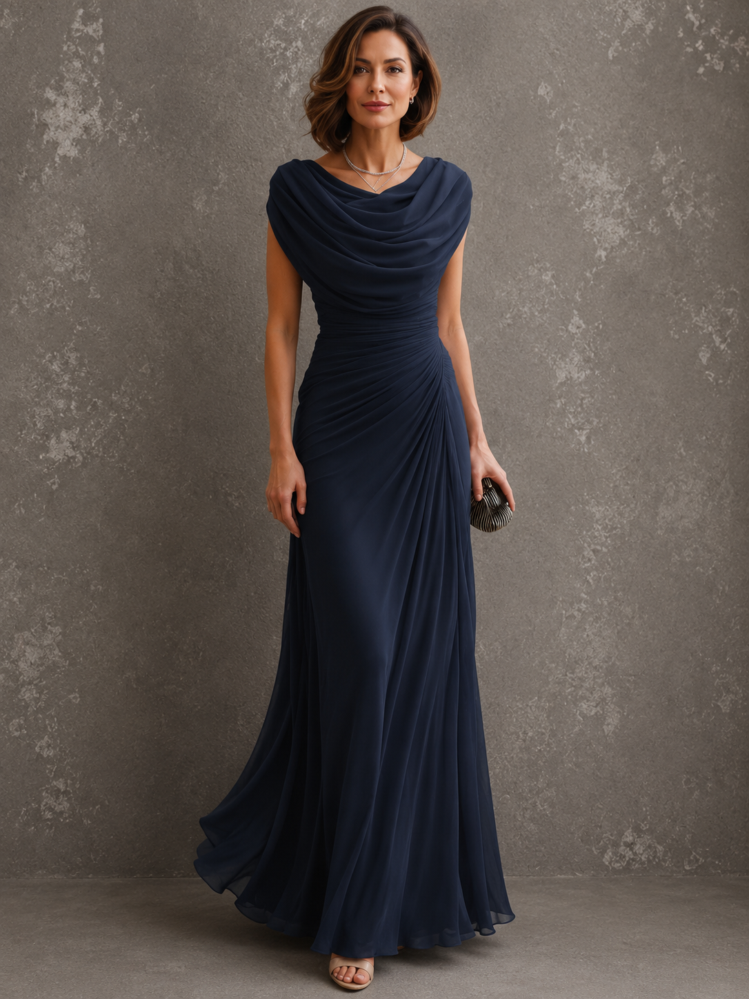 Elżbieta | Elegancka sukienka maxi