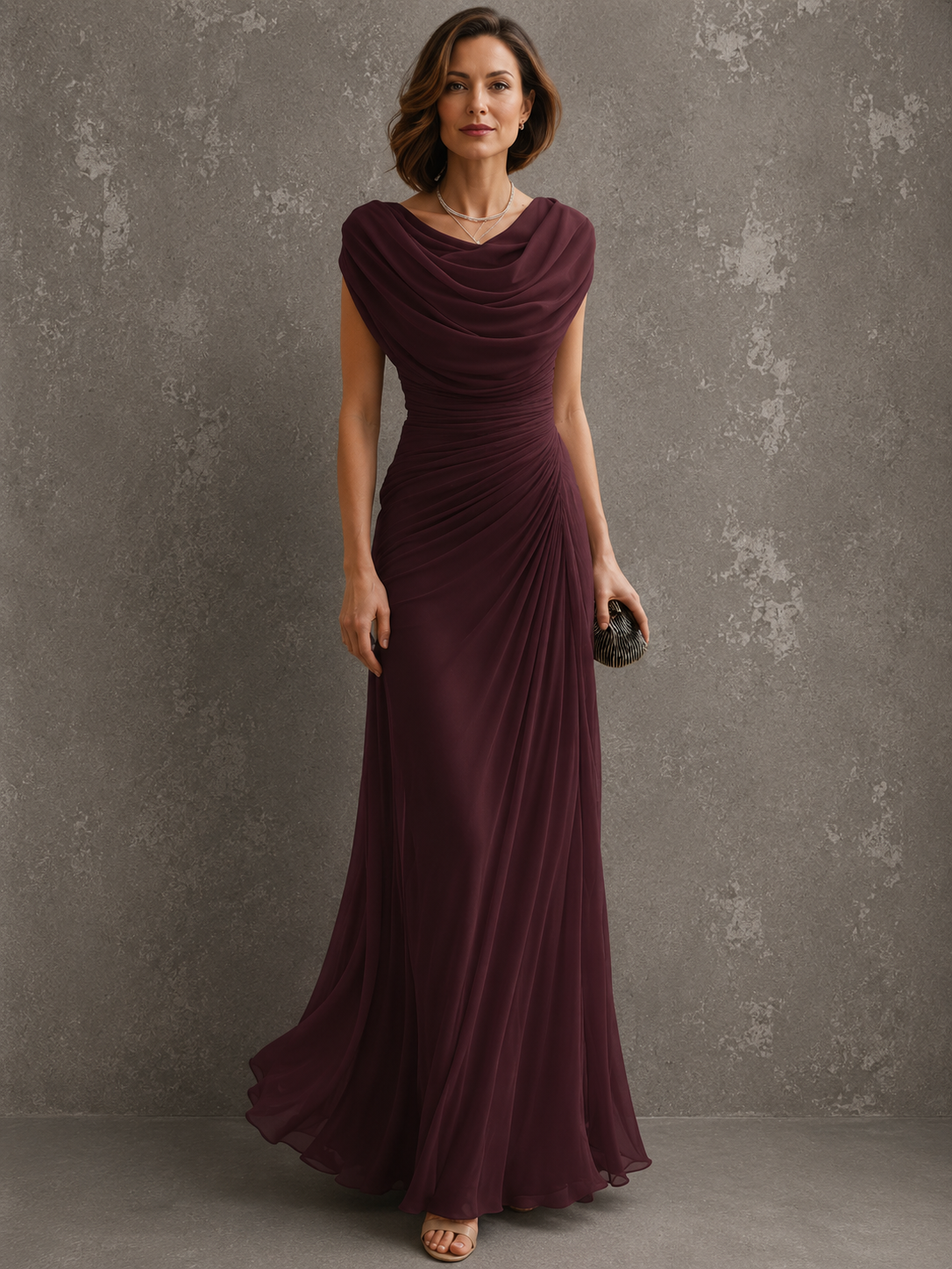 Elżbieta | Elegancka sukienka maxi